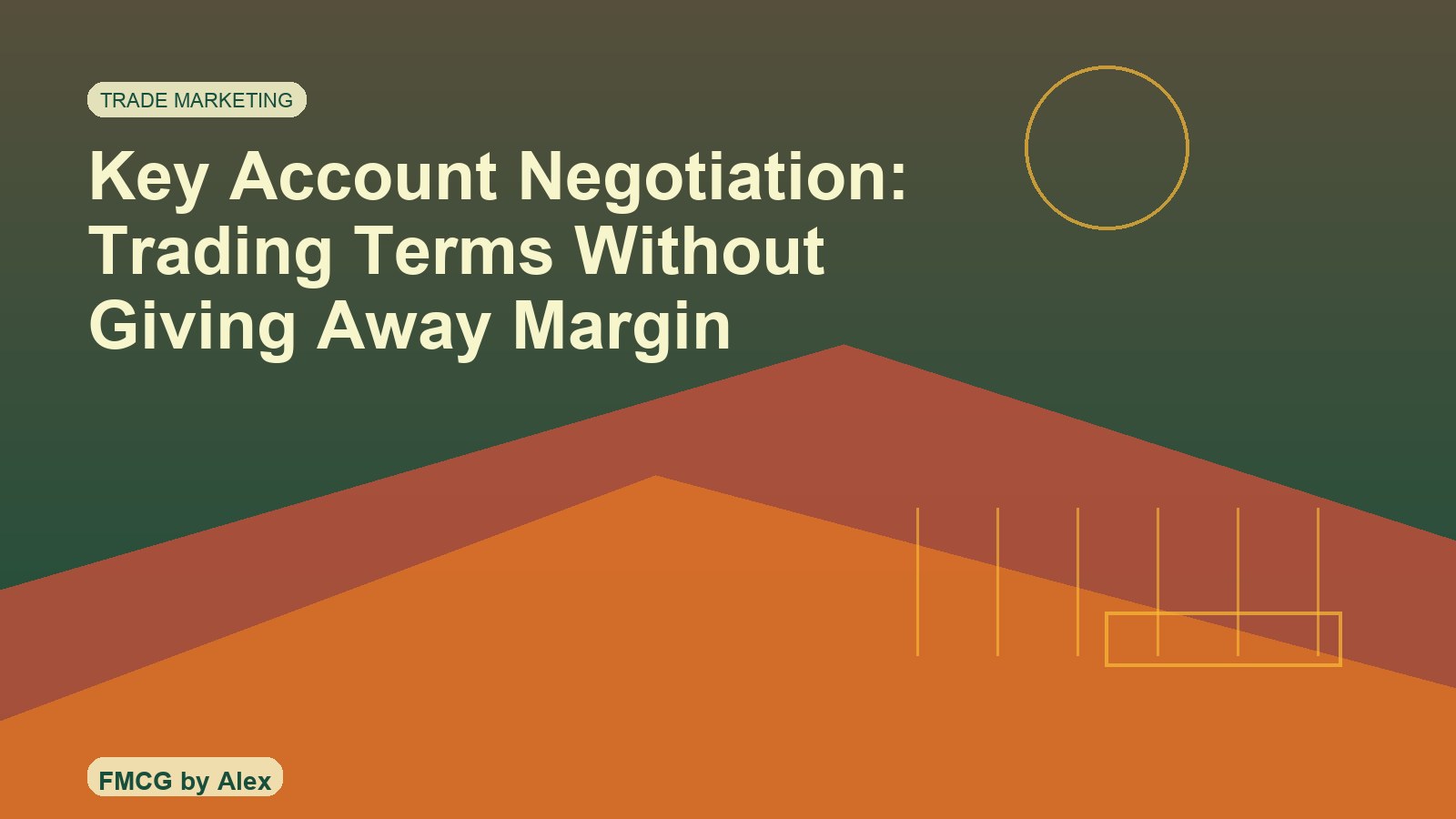 Professional meeting between FMCG brand and retail buyer discussing listing terms